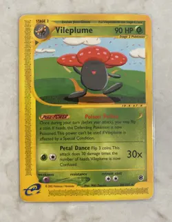 Vileplume 69/165 Regular Non-Holo Rare Expedition Pokemon Card MP - Image 1