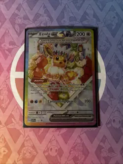 Pokemon Eevee EX SVP 174 Prismatic Evolutions Holo Promo Card Mint Condition - Image 1