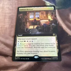 Urban Retreat (Extended Art) Marvel's Spider-Man Magic Magic the Gathering FOIL - Image 1