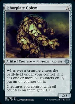 Ichorplate Golem - Phyrexia: All Will Be One #230/271 MTG Magic The Gathering - Image 1
