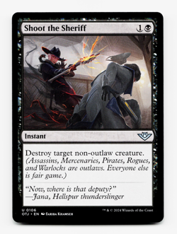 Shoot the Sheriff [Outlaws of Thunder Junction] MTG Magic NM/M 💀 - Image 1