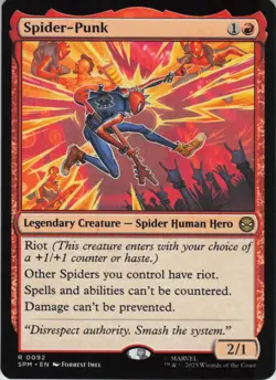 Spider-Punk R Marvel's Spider-Man 92 NM Normal MTG - Image 1