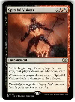Spiteful Visions Commander: Duskmourn: House of Horror Regular MTG - Image 1