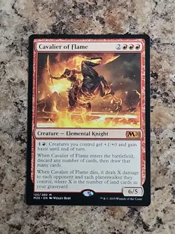Cavalier of Flame #125 (NM) Core Set 2020 M20 Magic MTG Unplayed - Image 2