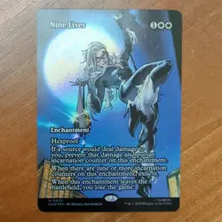 Nine Lives (Borderless) - Marvel Eternal-Legal (MAR) - FOIL - MTG - NM - Image 1