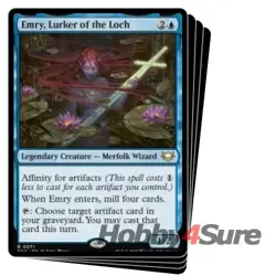 Emry, Lurker Of The Loch X4 M/NM Magic MTG Edge Of Eternities Commander - Image 1