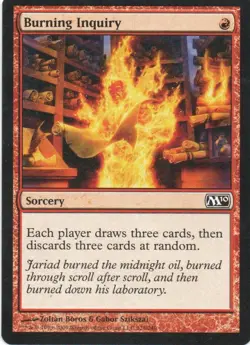 MTG: Magic 2010: Burning Inquiry: Lightly Played Condition - Image 1