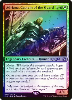 Adriana, Captain of the Guard FOIL Conspiracy Take the Crown HEAVILY PLD - Image 1