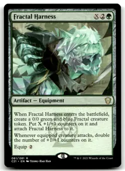 MTG Fractal Harness R Commander 2021 61 LP - Image 1