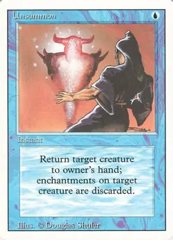 Magic: The Gathering Instant Unsummon Common Regular - Image 1