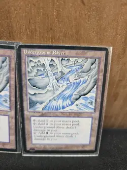 MTG Underground River MP Ice Age 1995 Magic the Gathering x3 Check Photos! - Image 2