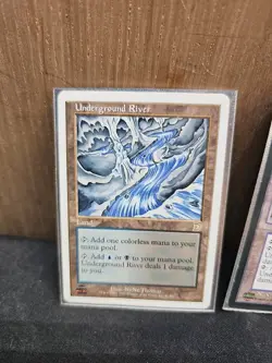 MTG Underground River MP Ice Age 1995 Magic the Gathering x3 Check Photos! - Image 4