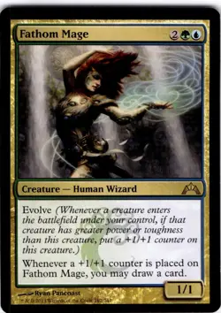 MTG Fathom Mage Gatecrash Rare #162 - Image 1