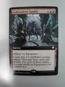 MTG Goldwardens' Gambit Phyrexia: All Will Be One Commander 051 Borderless Rare - Image 1