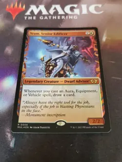 Mtg. Sram, Senior Edificer. Foil Showcase. March of the Machine. Pack Fresh - Image 1