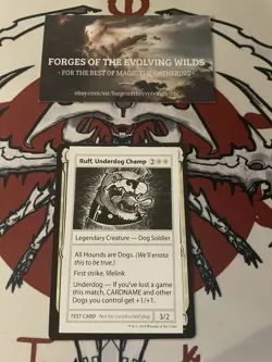 Ruff, Underdog Champ - MTG - Mystery Booster 2021 Playtest - Image 1