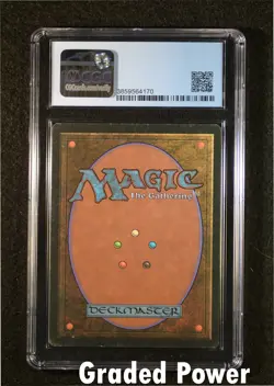 MTG Foreign Revised Black Border Underground Sea ITALIAN CGC 6 Magic the Gatheri - Image 2