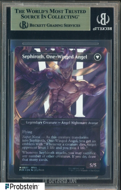 2025 MTG Final Fantasy EN Borderless Surge Foil #0527 Sephiroth BGS 10 PRISTINE - Image 2