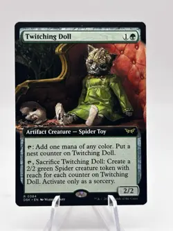 Twitching Doll 0384 Extended Art Duskmourn: House Of Horrors DSK MTG NM - Image 1