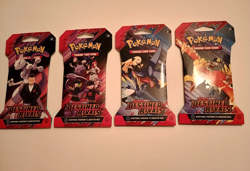 4 Pokemon Destined Rivals Sleeved Booster Packs FULL ART SET NEW & SEALED - Image 1