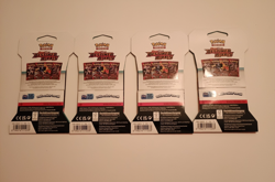 4 Pokemon Destined Rivals Sleeved Booster Packs FULL ART SET NEW & SEALED - Image 2