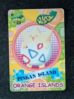1999 Pocket Monsters PINKAN ISLAND (TOGEPI) #06 Sealdass Orange Islands JPN (B) - Image 1