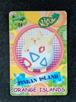 1999 Pocket Monsters PINKAN ISLAND (TOGEPI) #06 Sealdass Orange Islands JPN (A) - Image 1