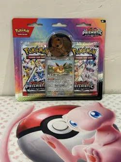 NEW- Pokemon Prismatic Evolutions 2 Pack Blister Lot-Eevee Promo- Factory Sealed - Image 4