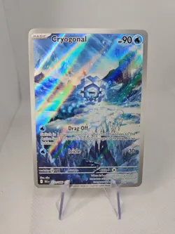 Cryogonal Illustration Rare Near Mint 111/086 Black Bolt White Flare Pokemon TCG - Image 1