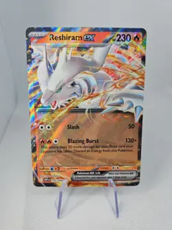 Reshiram EX 020/086 Near Mint Black Bolt White Flare Pokemon TCG - Image 1