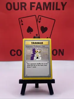 Impostor Professor Oak 73/102 Shadowless Base Set Pokemon TCG 1999 MP - Image 1