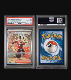 2025 Destined Rivals Ethan's Adventure DR 236/182 PSA 10 Pokemon - Image 1