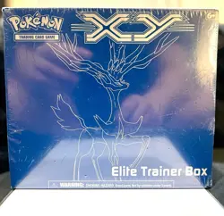 POKEMON ELITE TRAINER BOX BLUE XY BASE SET Brand New FACTORY SEALED SMALL TEAR 820650801488 - Image 1