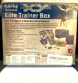 POKEMON ELITE TRAINER BOX BLUE XY BASE SET Brand New FACTORY SEALED SMALL TEAR 820650801488 - Image 2