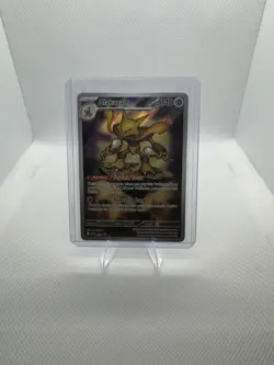 Pokemon TCG Mega Evolution Alakazam 009 Black Star Promo - Image 1