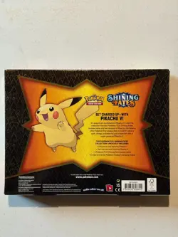 Pokemon TCG: Shining Fates Pikachu V Collection Box: NEW FACTORY SEALED - Image 2