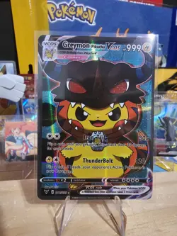 Pikachu - Greymon Poncho - Pokemon Fan Art Cosplay - VCOS - One Piece - Image 1