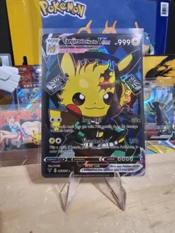 Pikachu - Tanjirou Poncho - Pokemon Fan Art Cosplay - VCOS - Demon Slayer - Image 2