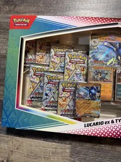 Pokemon Lucario Tyranitar Ex Premium Collection Prismatic Evolutions Box Sealed - Image 5