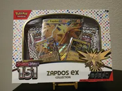 Pokemon Scarlet And Violet 151 Zapdos EX Collection Box **New Factory Sealed** - Image 1