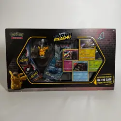 Pokemon TCG Detective Pikachu On The Case Figure Collection Box Factory Sealed - Image 1