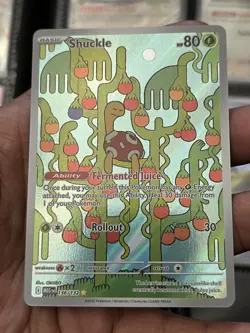Pokemon TCG Shuckle Illustration Rare Holo Mega Evolution 136/132 NM pack fresh - Image 2