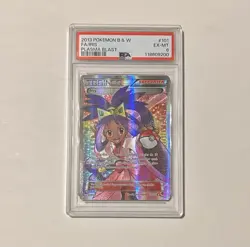 Pokemon 2013 B&W FA/IRIS Plasma Blast PSA 6 101/101 - Image 1
