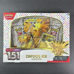 Pokemon TCG Scarlet & Violet 151 Zapdos EX Collection Box Sealed - Image 1