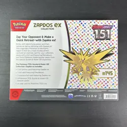 Pokemon TCG Scarlet & Violet 151 Zapdos EX Collection Box Sealed - Image 3