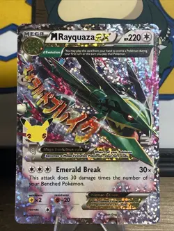 M Rayquaza EX 76/108 Pokemon TCG Celebrations: Classic Collection Holo - Image 1