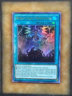 Yugioh World Legacy Monstrosity DANE-EN059 Ultra Rare NM - Image 1