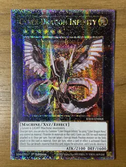 Yu-Gi-Oh - Cyber Dragon Infinity - RA04-EN068 - Quarter Century Secret Rare - Image 1