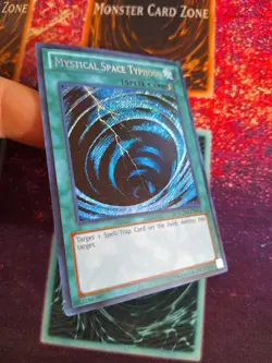 Yu-Gi-Oh! Mystical Space Typhoon LCYW-EN062 Secret Rare Unlimited Near Mint - Image 2