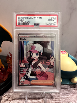 Pokemon TCG Graded Card Hilda 164/086 Sv: White Flare Holo Gem MT PSA 10 - Image 2